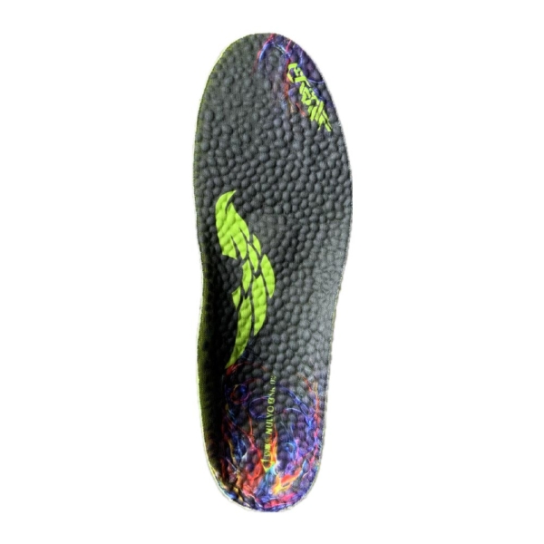 Cast popcorn + heat deepened fabric + TPU arch support