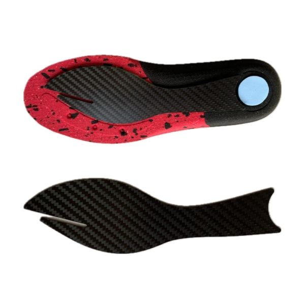 Thermal biochemical fabric + two color Haiboli + heel latex shock absorber + sports carbon fiber support plate